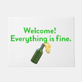 Allt är Bra Molotov Cocktail Doormat