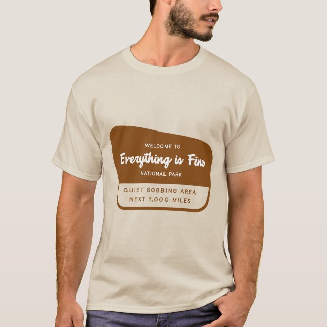 Allt är Bra nationalparkens t-shirt (Framsida)