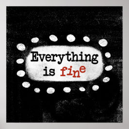 Allt är Bra Poster väggkonst
