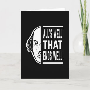 Allt är bra så det slutar med en bra Shakespeare-o Kort