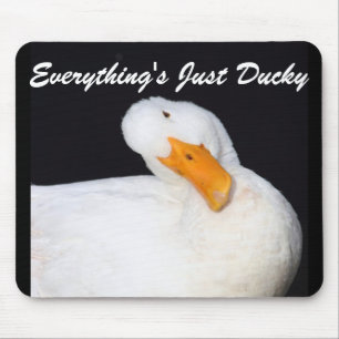 Allt är den precis Ducky roliga vitankan Musmatta