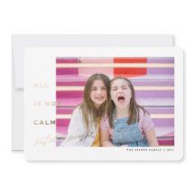 Allt är en ljus, färglös Faux Foil-funny jul