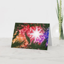 Allt är ett ljust julkort helgkort