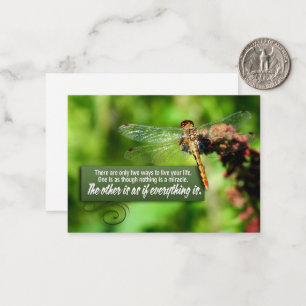 "Allt är ett mirakel" inspirationsoffert Anteckningskort