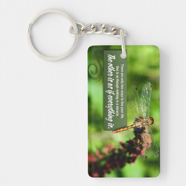 "Allt är ett mirakel" inspirationsoffert Nyckelring (Framsidan)