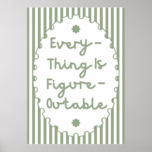 Allt är figuroutable poster