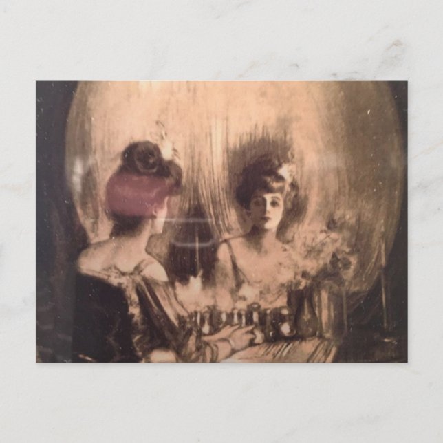 Allt är förgänglighet Charles Allan Gilbert Vykort (Framsida)