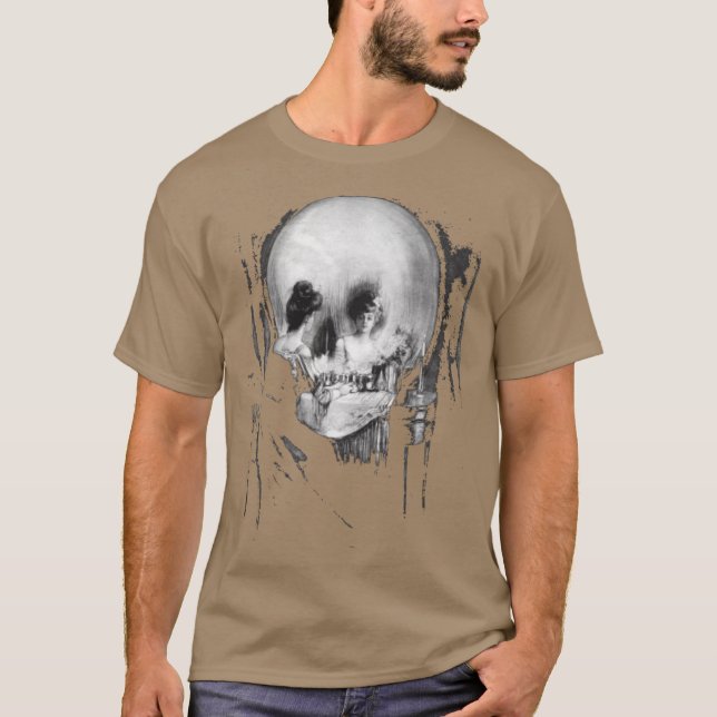 Allt är förgänglighet retro vän t shirt (Framsida)
