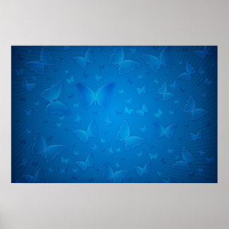 Allt är Fullt av Butterflies Poster
