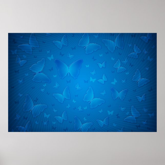 Allt är Fullt av Butterflies Poster (Framsidan)