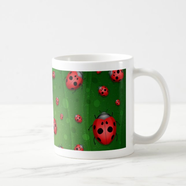 Allt är fullt av nyckelpigor kaffemugg (Höger)