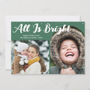 Allt är Helgdag-kort för Bright God jul Julkort