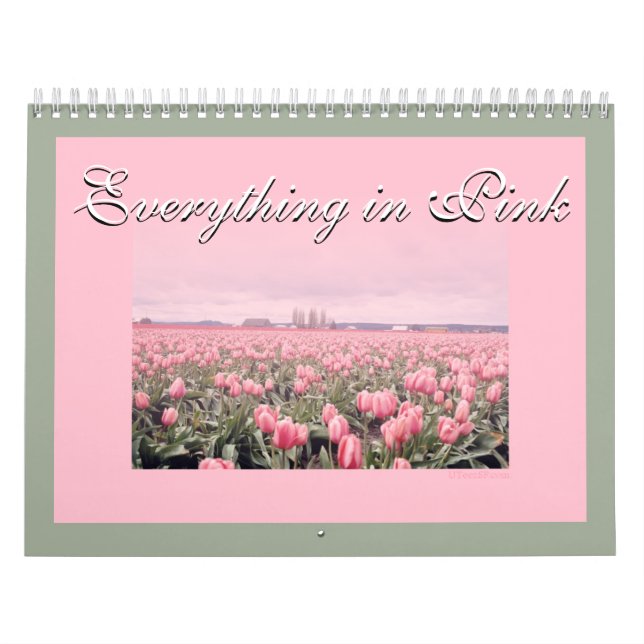 Allt är i Rosa 2018 Kalender (Omslag)
