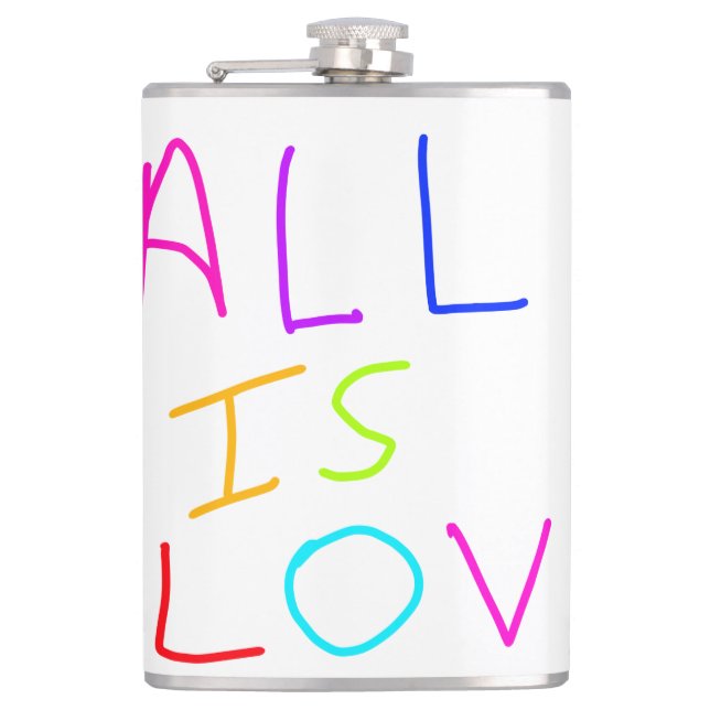 Allt är kärlek-regnbågsfärgat pride LGBTQ gay june Fickplunta (Framsidan)