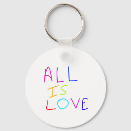 Allt är kärlek-regnbågsfärgat pride LGBTQ gay june Nyckelring