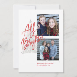 Allt är kort 2-fotojulkort