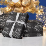 Allt är Lugn, allt är Bright Chalkboard-jul Presentpapper<br><div class="desc">Allt är Lugn,  allt är Bright. Mörk charcol grått chalkboard black board-bakgrund med finare-skript med kritutseende med ord från berömden,  jul sång,  tyst natt. En känslig och rörande söt för att påminna om säsongens skönhet och slendor!</div>