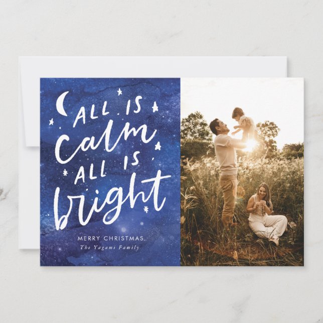 Allt är Lugn jul Julkort (Framsida)