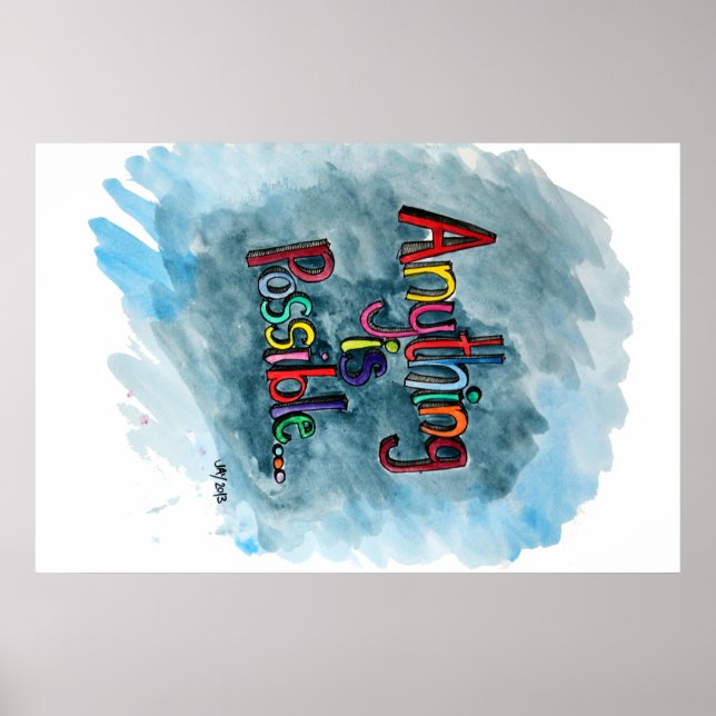 Allt är möjligt poster (Framsidan)