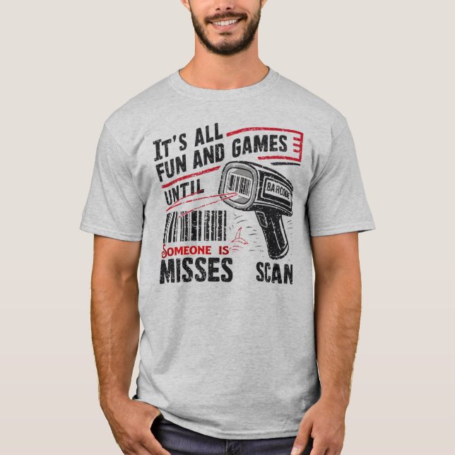 Allt är roligt och spel t shirt (Framsida)