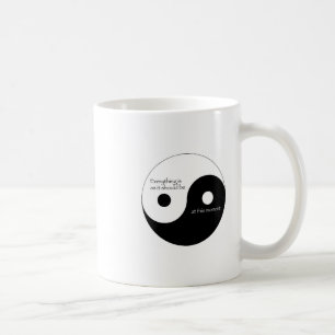 Allt är, som den bör vara kaffemugg
