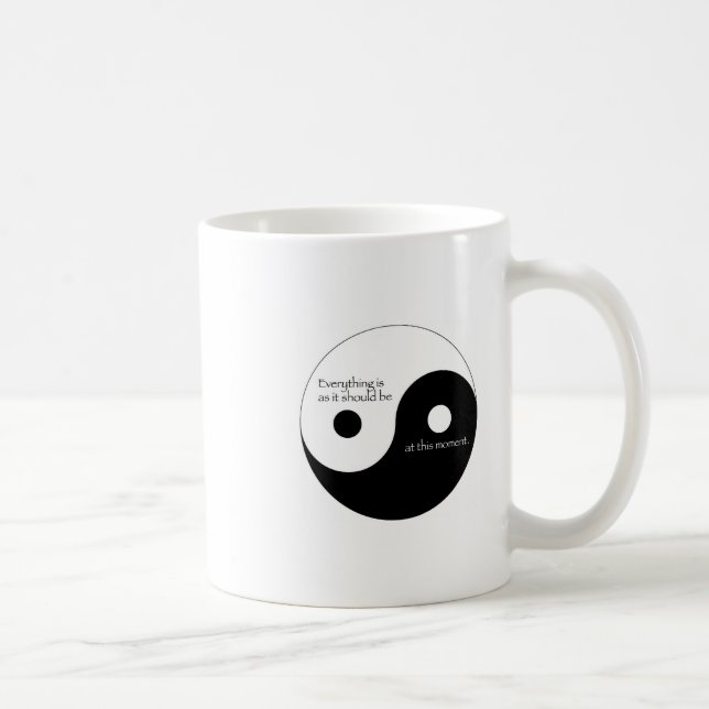 Allt är, som den bör vara kaffemugg (Höger)