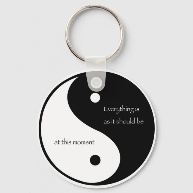 Allt är som det borde vara just nu nyckelring (Framsida)