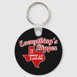 Allt är större i Texas | Röd svart Nyckelring