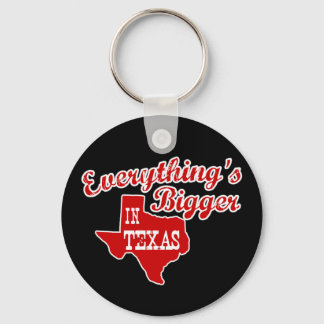 Allt är större i Texas | Röd svart Nyckelring
