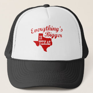Allt är större i Texas State Shape Cap Hat Truckerkeps