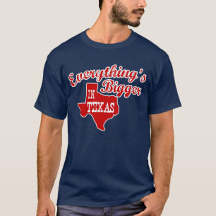 Allt är större i Texas State Shape Manar Shirt T-shirt