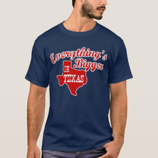 Allt är större i Texas State Shape Manar Shirt Tee