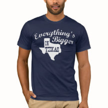 Allt är större i Texas State Shape Manar Shirt