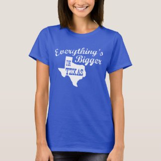 Allt är större i Texas State Shaped Shirt T