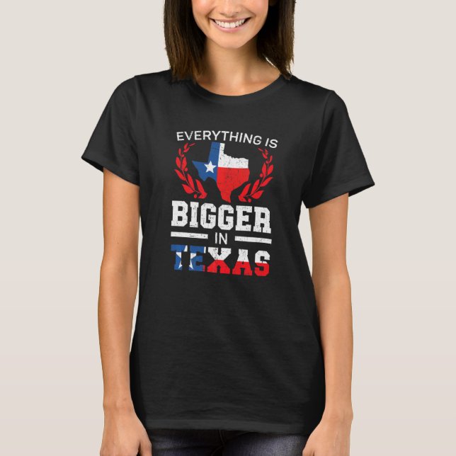 Allt är större i Texas Texans America Unite T Shirt (Framsida)