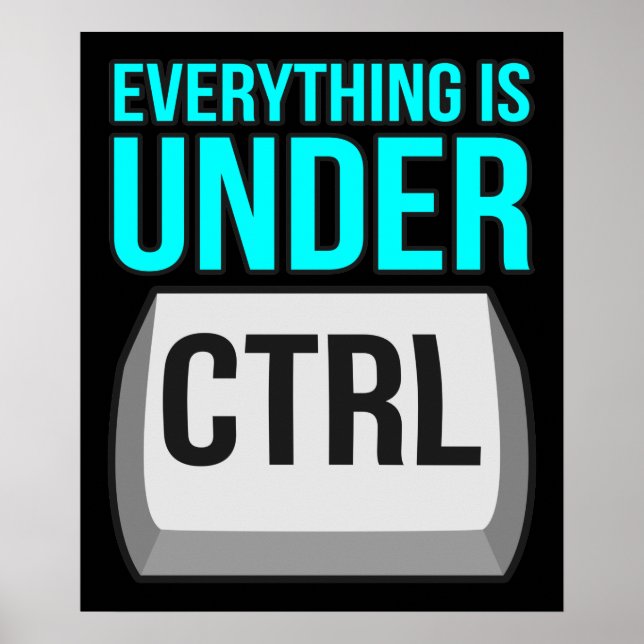 Allt är under kontroll Computer Tech Poster (Framsidan)