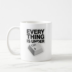 Allt är under kontroll Rolig teknik Pun-mugg Kaffemugg