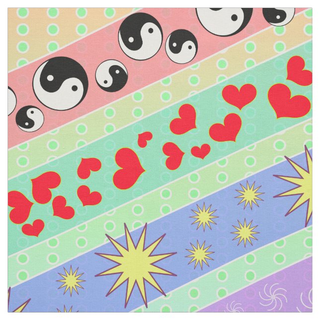 Allt är utskrivet väv tyg (Provkarta)