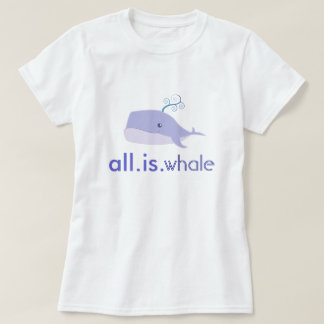 Allt är val (blått, kvinnor) t shirt