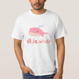 Allt är val (rosa, manar) t-shirt