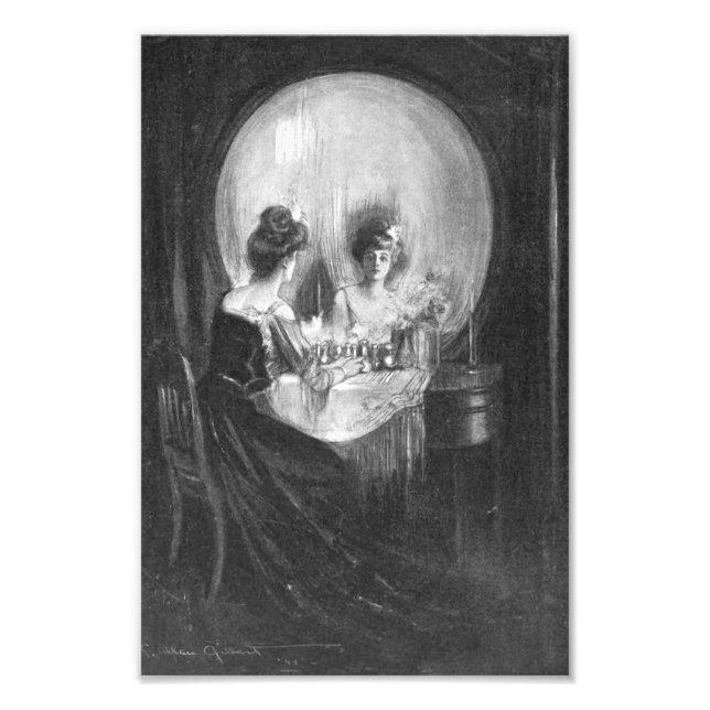 Allt är Vanity, av Charles Allan Gilbert Fototryck (Framsidan)