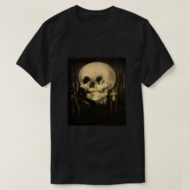 Allt är Vanity - steg bort från datorn och l T Shirt (Design framsida)