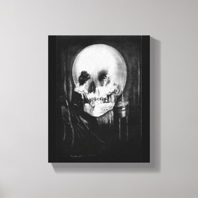 Allt är Vanity-utskrift Canvastryck (Framsida)