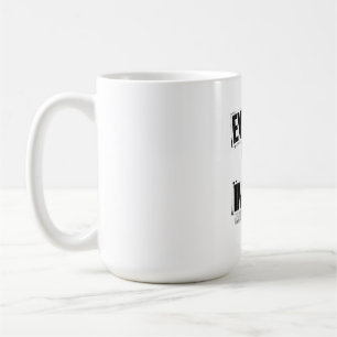ALLT ÄR VIKTIGT Anti Design Typografi A Kaffemugg
