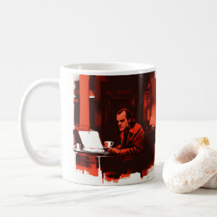 Allt arbete och inget kaffe mugg