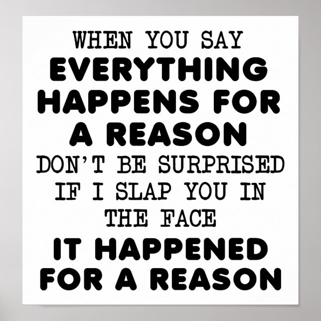 Allt av en orsak Poster för gott (Framsidan)