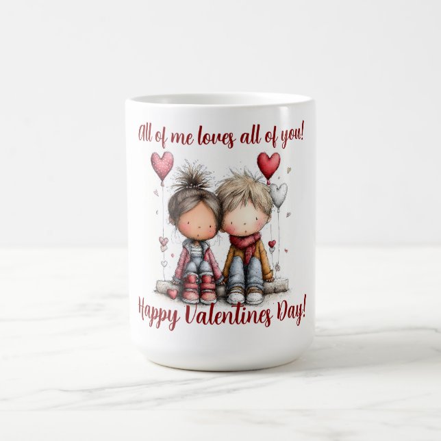 Allt av mig älskar allt av dig kaffemugg (Center)