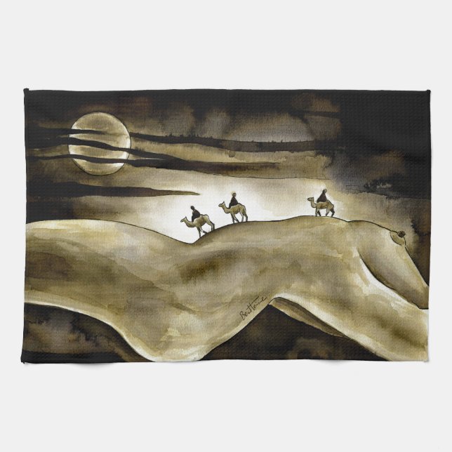 Allt bär mig till dig kökshandduk (Horisontell)