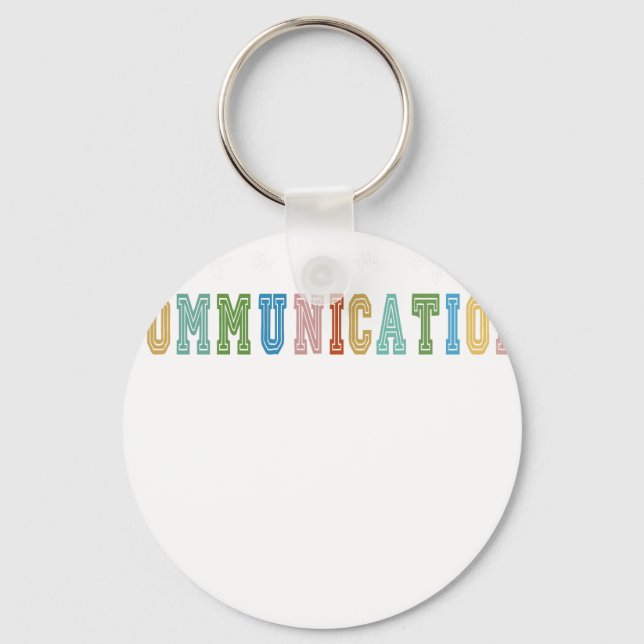 allt beteende är en form av kommunikation nyckelring (Framsida)