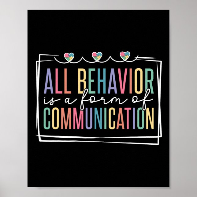 Allt beteende är en form av kommunikation poster (Framsidan)